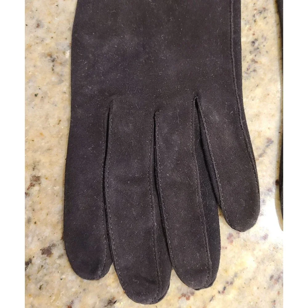 Vintage Size M 7 Brown Suede Leather 8.5